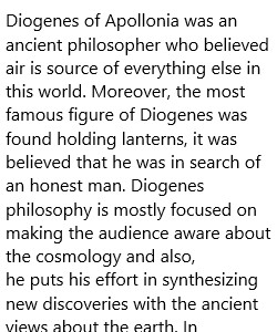 Diogenes of Apollonia